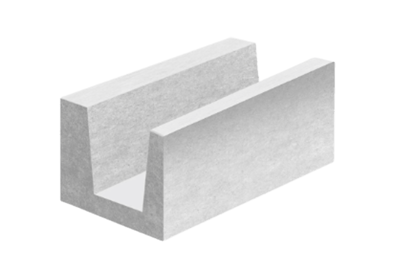 U-блок ЛСР D500 625х300х250 мм