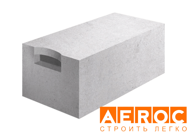 Газобетон Aeroc D500 625х200х250 мм